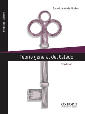 cover image of Teoría general del Estado, 3a ed.